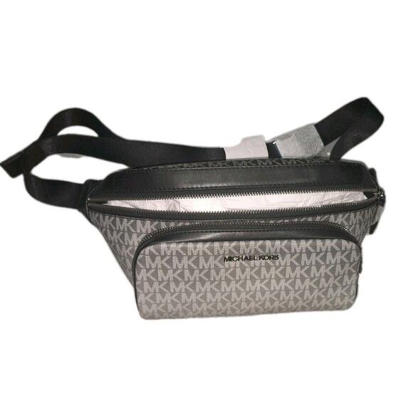 Michael Kors Unisex Black Ombre Cooper Utility Belt Bag/Sling Pack Logo NWT $328 - Picture 2 of 9